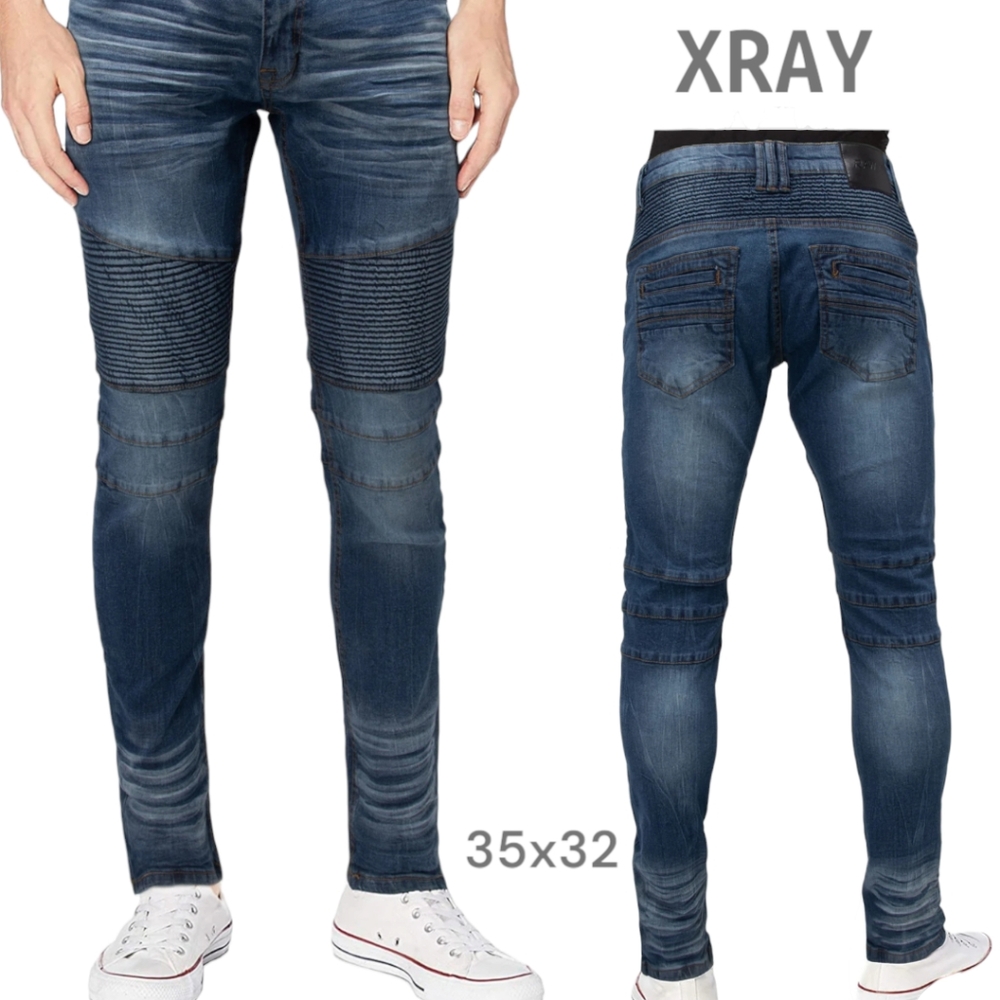 XRAY Jeans Raw X Skinny Flex Moto Jean